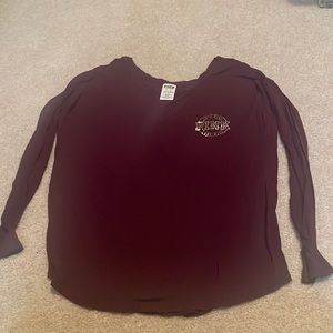 PINK maroon long sleeve